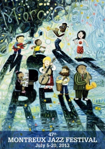 afiche festival de jazz de montreux